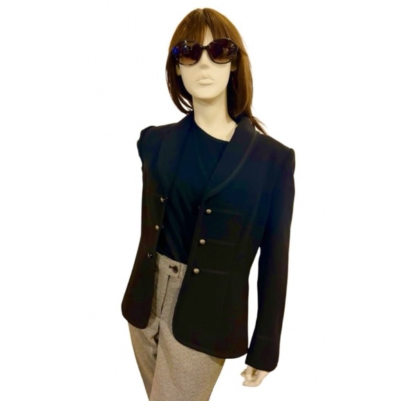 Tahari ASL Striking Military Style Blazer - Picture 1 of 5